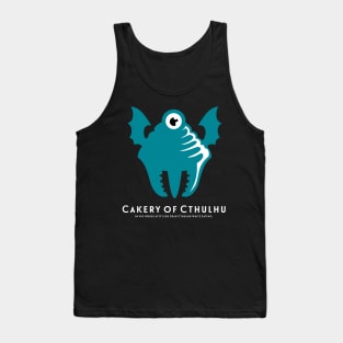 Cakery of Cthulhu - Teal on Mint Tank Top